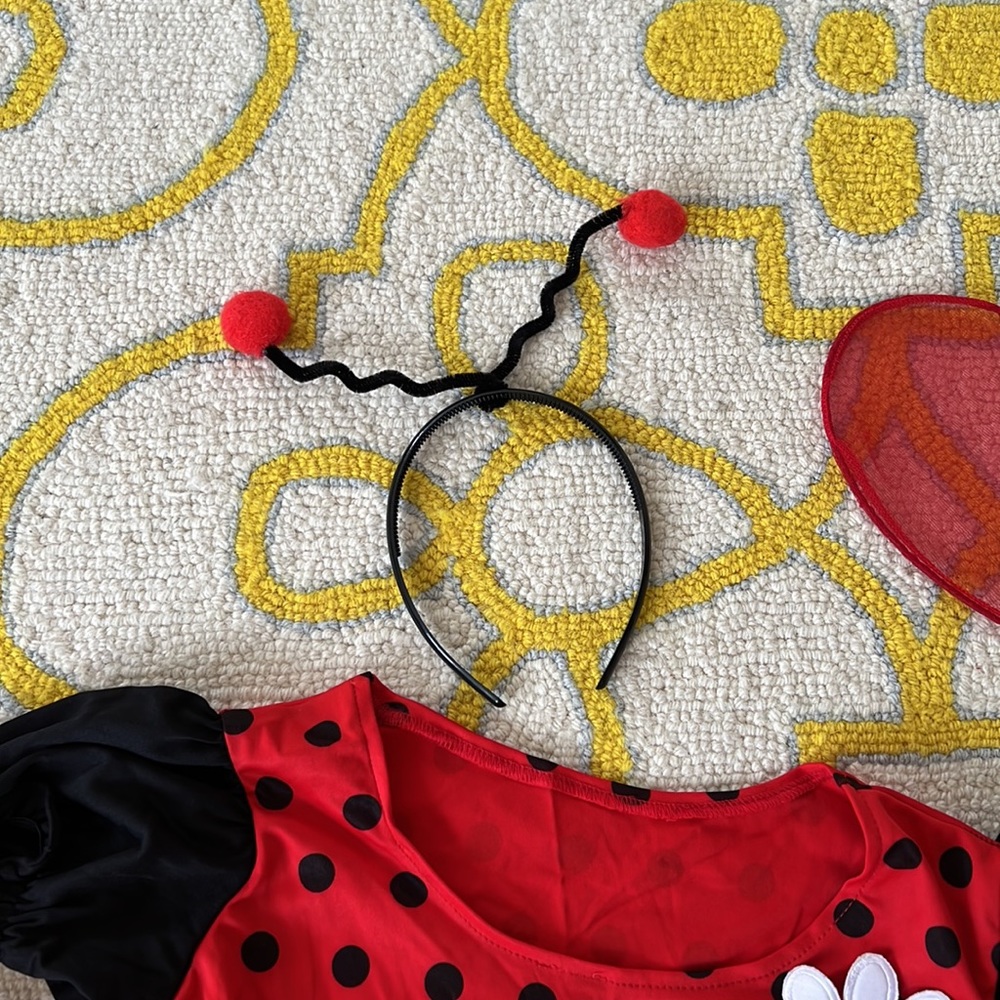 🐞Lady Bug Costume🐞 Sz L - Picture 6 of 7